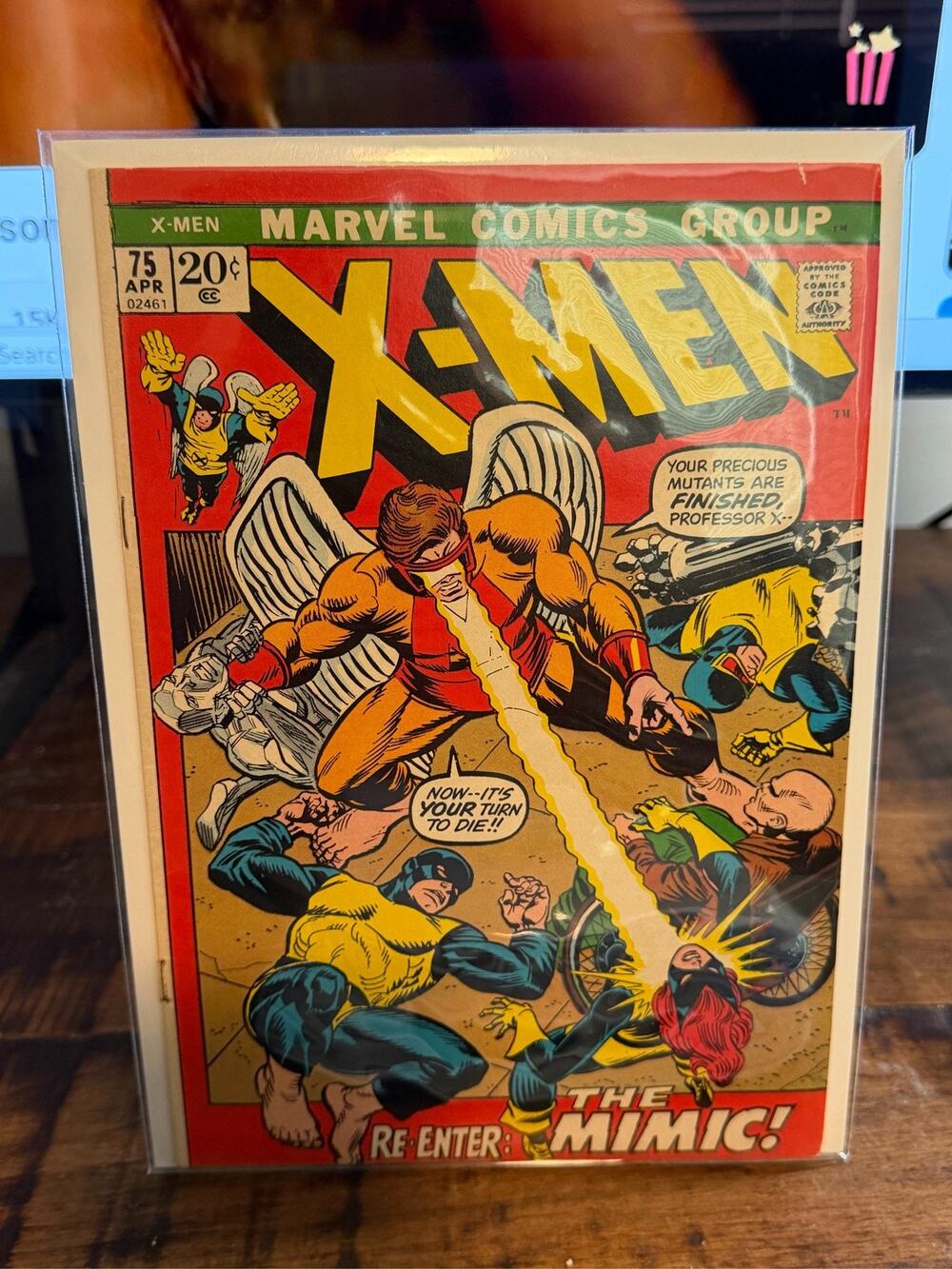 X-Men #75 (1972) Marvel Comics - Re-Enter The Mimic - Gil Kane Art